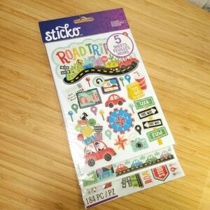 Sticko Roadtrip Theme Stickers